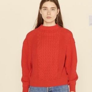 Entireworld NEW red knit sweater